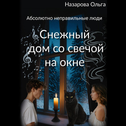 Сніговий будинок зі свічкою на вікні